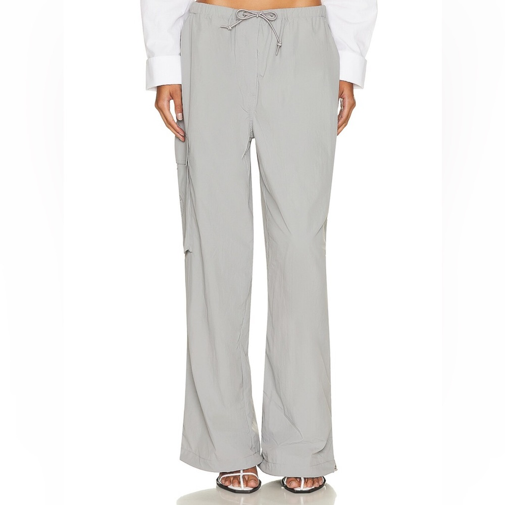 Saks Potts Light Grey Esther Nylon Trousers - size S